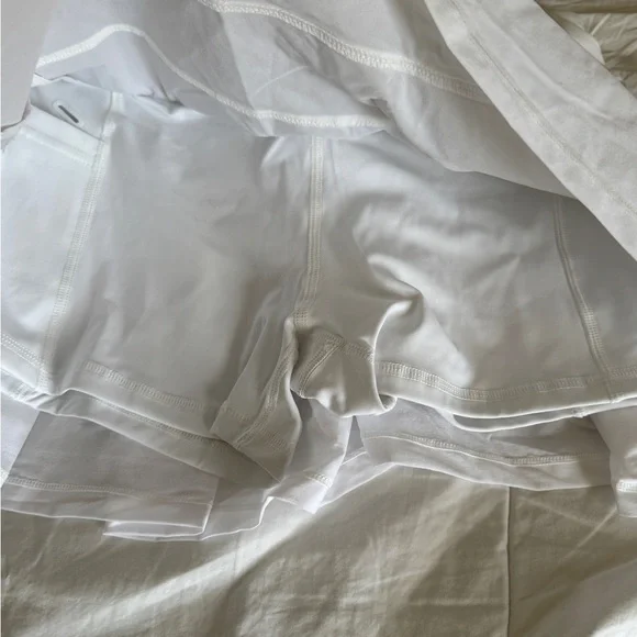White Athletic Skirt Pace Rival Mid-Rise Skirt Size 4 - Picture 12 of 13